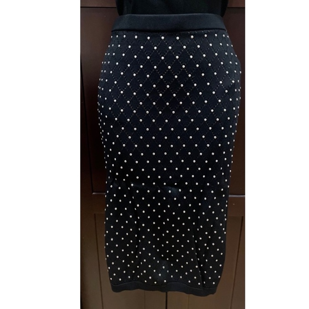 MICHAEL KORS Studded Accents Knee-Length Skirt